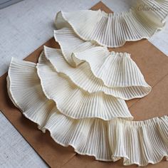 there is a piece of paper that looks like shells