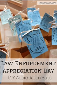 law enforcement appreciation day diy appreciation bags for law enforcement officers and their families to give out