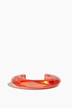 Lizzie Fortunato Bracelets Ridge Cuff in Persimmon Orange Juicy Orange, Summer Uniform, Strappy Flats, Lizzie Fortunato, Handle With Care, Fit Details, Persimmon, White Label, Sunglasses Shop