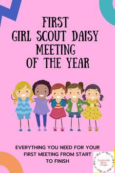 the first girl scout daisy meeting of the year