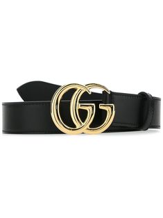 black calf leather smooth grain Double G buckle gold-tone hardware punched holes belt loops pointed tip buckle fastening adjustable fit This piece comes complete with a protective dust bag. Gg Belt, Horse Fashion, Gucci Gg Marmont, 2024 Christmas, Gg Marmont, Belt Black, Gucci Accessories, Gucci Belt, Leather Buckle