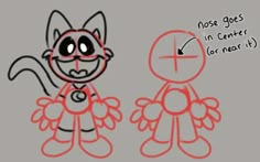 how to draw a cartoon cat