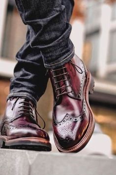 Finsbury Shoes, Ranger Boot, Men Boot, Gentleman Shoes, Brogue Boots, High Ankle Boots, Leather Brogues, Military Boots