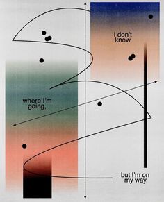 a diagram showing the different stages of an object that is going in one direction and where i'm going, but i'm on my way