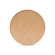 a round wooden object on a white background