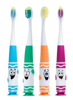 cute for the kiddos Crayola Birthday Party, Dental Supplies, Suction Cup, Barn Doors, Bottles Decoration, Bright Colors, Brushing Teeth, Gum