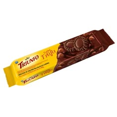 trufo chocolate bar on white background