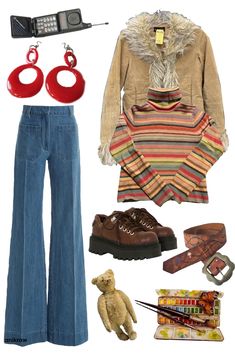 60s 70s Fashion, Dream Clothes, Retro Outfits, 70s Fashion