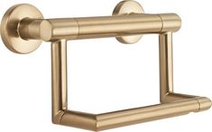 an image of a gold towel ring on a white background