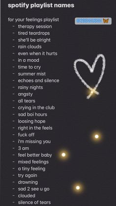 an image of a poem written in the dark with lights coming from it and some words on