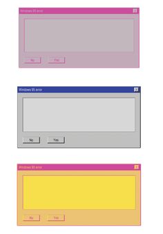 three different types of webpages are shown in the same color and size as well as each other