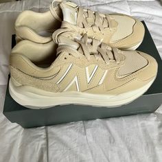 New Balance Shoes 57/40 Sandstone Women’s Shoes 7.5 Brand New With Stockx Tag! Bought But Never Worn. My Feet Grew So Unfortunately I Can’t Wear These Sold Out On New Balance Website. New Balance 57/40. Color Is Sandstone Neutral Cream And White! Size 7.5 And True To Size. Reasonable Offers Are Welcomed. Beige Leather New Balance Sneakers, Cream Sneakers With Cushioned Footbed, Medium Fit, Cream Sneakers With Cushioned Footbed, Cream New Balance Sneakers With Cushioned Footbed, New Balance Cream Sneakers With Cushioned Footbed, New Balance Cream Sneakers With Round Toe, New Balance Cream Round Toe Sneakers, Cream Sneakers With Round Toe, Cream Low-top Sneakers With Ortholite Insole