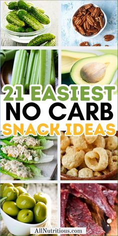 the best no carb snack ideas