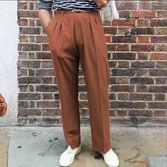 Season:Spring   Fall; Fabric:Cotton Blend; Gender:Men's; Style:Casual,Fashion; Occasion:Daily,Going out,Outdoor; Fit Type:Regular Fit; Function:Breathable,Soft,Comfort; Waistline:Mid Waist; Pattern:Plain; Design:Pocket; Brand:OUKU; Pants Type:Dress Pants,Chinos,Trousers,Slacks,Pleated Pants; Front page:FF; Listing Date:09/20/2023; Hips:; Length:; Waist: Going Out Fashion, Tuxedo Shirt Men, Men's Dress Pants, Womens Basic Tops, Mens Outdoor Jackets, Pants Pocket, Cotton Linen Pants, Trench Coat Men, Linen Shirt Men