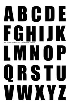 the alphabet is black and white with letters that are not in english, but in latin