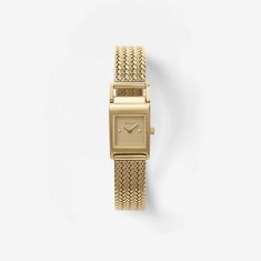 This tethered watch by BREDA comes in both gold and silver. A versatile piece that’ll compliment every outfit. Gold Vermeil Jewelry, Gold Champagne, Jewelry Clasps, Gold Alloys, Mesh Bracelet, Classy Jewelry, Jewelry Lookbook, Vermeil Jewelry, Human Connection