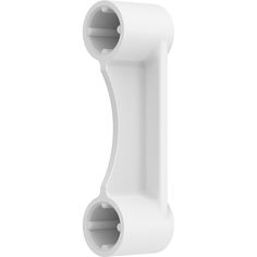 a white plastic object on a white background