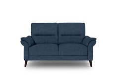 an image of a blue couch on a white background