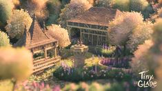 TINY GLADE ● Zen Garden ● #tinydaily A rest house and a zen garden for a peaceful time. #TinyGlade #gameplay #cozygame #zengarden Tiny Glade Village, Cute Houses, Rest House, Cute House, Zen Garden, Aesthetic Anime, Zen, Video Games