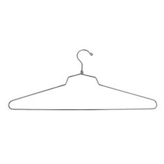 a white hanger on a white background