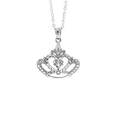 Beautifully handcrafted Silver Crown Pendant is made with solid 925 Sterling Silver. This makes a fantastic gift choice and will be sure to impress! Sizing: 7/8"H x 3/4"W - Adjustable necklace length from 16 Inches to 18 Inches  - Bail Size: 3.5mm - Silver Necklace is included!  Heirloom Quality: Each Crown Pendant is handcrafted in California with real 925 Sterling Silver, comes with a "925CA" quality hallmark stamped on each piece. Stand out from the rest of the crowd with this clean finish wi Silver Crown Necklace, Silver Crown Design Jewelry, Silver Jewelry With Crown Design, Silver Crown Design Jewelry For Formal Occasions, Adjustable Crown Design Jewelry As Gift, Formal Silver Jewelry With Crown Design, Adjustable Crown Design Jewelry For Gift, Formal Silver Crown Design Jewelry, Sterling Silver Crown Design Necklace Gift