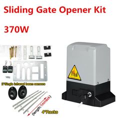 the sliding gate opener kit is ready to be installed in your home or office area