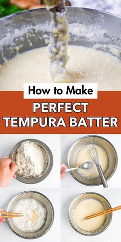 how to make perfect tempura batter