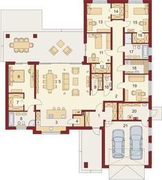 the floor plan for an apartment with two bedroom and living room, dining area and kitchen