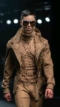 Badlands Outfits, Avant Garde Fashion Male, Futuristic Fashion Male, Gay Costume, Futuristic Outfits, Comic Clothes, Black Outfit Men, Gender Fluid Fashion, Atlanta Fashion