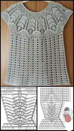 the crocheted top is made with white yarn and has an openwork pattern on it