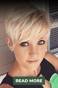 Short Pixie Cut Layered Wig with Bangs Synthetic Dark Roots Fluffy Full Replacement Hair for White Women Ash Blonde Lowlight with Root Wedge Hairstyles, Asymmetrical Hairstyles, Hair Styles 2017, Best Short Haircuts, Short Pixie Haircuts, Short Pixie Cut, Short Hairstyle, Short Hair Styles Pixie, Older Women Hairstyles