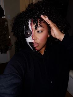 #ghostface #halloweenmakeupideas Ghostface Inspired Makeup, Ghostface Costume, Cute Halloween Makeup, Male Makeup, Girl Costumes, Cute Halloween