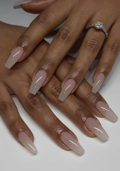 Acrylic Nails Nude, Subtle Nails, Work Nails, Nail Swag, Short Acrylic Nails Designs, Neutral Nails, Square Acrylic Nails, Classy Nails, Chic Nails