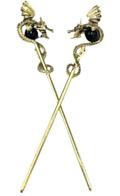 Beautifully crafted Hair Sticks featuring a delightful Dragon Sphere Details: * Sold individually or pair (2 Hair Sticks) * Weight: 2 ounce * Dimensions: 5.5" x 1" x 1/4" *Metal: Silver or Gold overlay on brass base metal Hair Jewellery, Gold Overlay, Hair Sticks, Base Metal, Hair Jewelry, Festival Season, One Size Fits All, Bathing Beauties, Hair Accessories