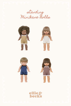 Minikane Standing Dolls 14-inch and Paola Reina Gordis 13-inch dolls Gift Ideas For Kids, Vanilla Scent, Dolls Accessories, Kids Boutique, Birthday Gifts For Kids, Doll Clothing, Unique Baby, Imaginative Play, Cute Dolls