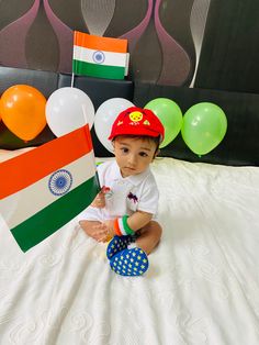 Independence Day Baby Photoshoot, Arjun Krishna, Anniversary Wishes For Husband, Independence Day Photos, Month Photos, Wishes For Husband, Fall Baby Clothes, Baby Sweater Patterns, Baby Shoot