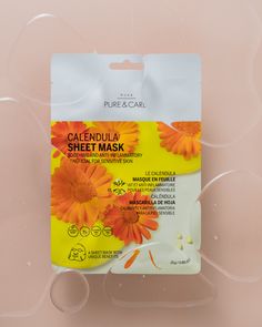 Sheet mask with calendula Calendula Extract, Damaged Skin, Healing Properties, Irritated Skin, Repair, Healing