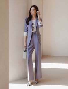 Korean Suit, Classic Clothes, Classy Winter Outfits, Jumpsuit Elegant, Stylish Dress Designs, Simple Trendy Outfits