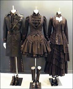 Moda Steampunk, Gothic Mode, Mode Steampunk, Victorian Steampunk, Steampunk Costume, Gothic Steampunk, Halloween Fashion