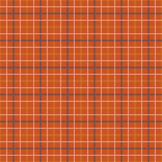 an orange and black plaid pattern