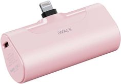 an image of a pink object that is in the shape of a phone charger