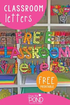 classroom letters and free printables for kids