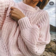 Steeler’s Iconic Winslow Knit. No Longer Sold! Bought And Shipped From Australia. Worn Once For A Video Call Inside The House. Never Worn Out, Basically New. Zero Flaws!! Light Pink Cardigan Outfit, Pale Pink Outfit, Blush Pink Outfit, Pink Cardigan Outfit, Pink Sweater Outfit, Light Pink Cardigan, Knit Sweater Outfit, Pink Cable Knit Sweater, Chunky Jumper