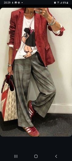 Mode Casual, Looks Street Style, Plaid Pants, Style Mistakes, Outfits Casuales, Autumn Winter Fashion