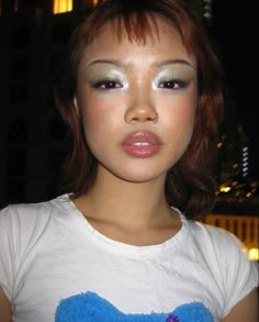 White Eyeshadow Makeup Looks, White Makeup, Ladies And Gentlemen, Blue Eyeshadow, Editorial Makeup, New Star