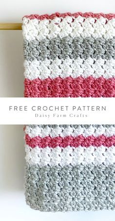 a crocheted dish cloth hanging on a clothes line with the words free crochet pattern