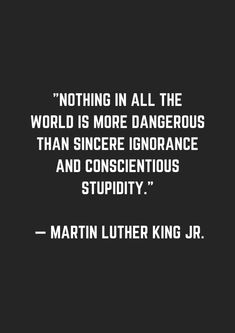 martin luther king quote about the world is more dangerous than