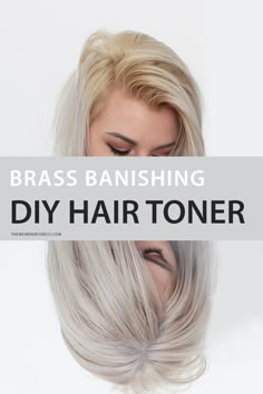 Diy Hair Toner, Blonde Hair At Home, Diy Toner, Brassy Hair, Balayage Bob, Super Hair, Trendy Hair Color