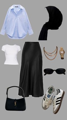 Stylish Outfits Casual, Modest Casual Outfits, Classic Style Outfits, Modest Summer Outfits, Hijabi Fashion Casual