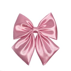 a pink bow on a white background